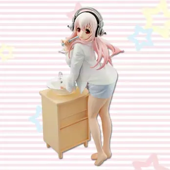 SoniComi (Super Sonico) - Sonico - Seikatsu Micchaku Shuzai Special Figure - Teeth-Brushing ver. (FuRyu)