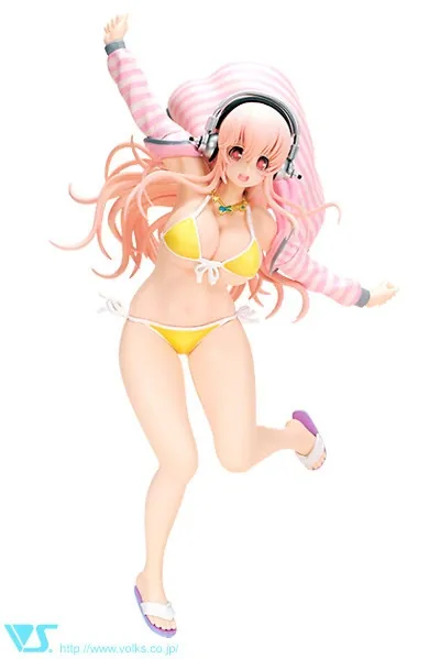 SoniComi (Super Sonico) - Sonico - CharaGumin - 1/8 - Moamoa Parka Swimsuit ver. (Volks)