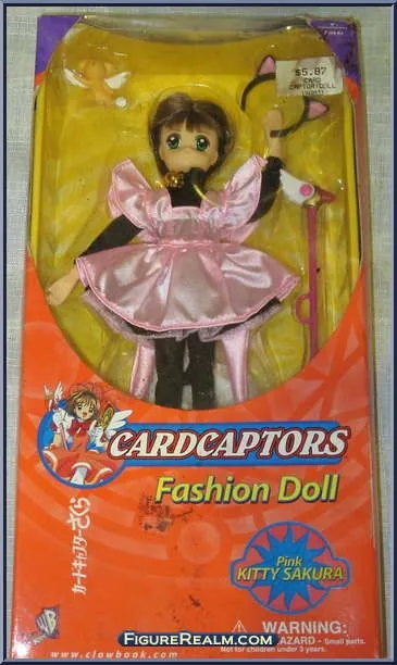 Card Captor Sakura - Kinomoto Sakura - Cardcaptors Fashion Doll - Deluxe Fashion Doll - 1/8 - Episode #8 Battle Costume Ver. Pink Kitty Sakura (Trendmasters)