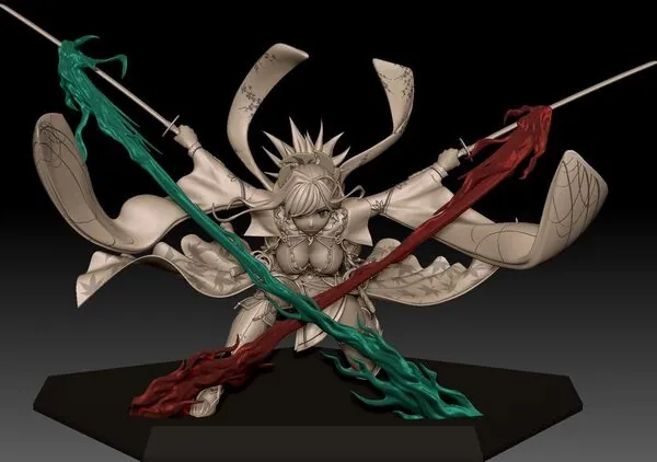 Fate/Grand Order - Miyamoto Musashi - Kanmuri-i Eirei Ver. (Bool 3D Factory)