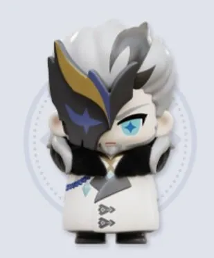 Genshin Impact - Pierro - Genshin Impact Fatui Harbinger Series Q Version Blind Box (HeyDolls, miHoYo)