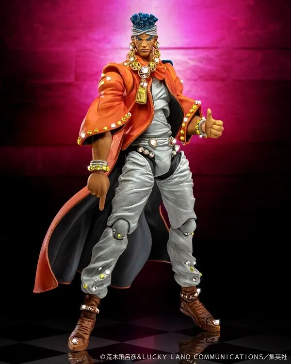 Jojo no Kimyou na Bouken - Stardust Crusaders - Muhammad Avdol - Super Action Statue - Crystal Limited Edition (Medicos Entertainment)