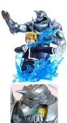 Hagane no Renkinjutsushi - Alphonse Elric - Alphonse's Cat - Edward Elric - Bust - Fullmetal Alchemist Characters DX - Secret (Ensky)