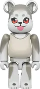 Persona 3 - Koromaru - Be@rbrick (Set) - Chrome ver. (Medicom Toy, Sega Store Tokyo)