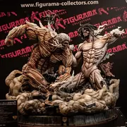Shingeki no Kyojin - Eren Kyojin - Mikasa Ackerman - Yoroi no Kyojin - Elite Exclusive Statue (Figurama Collectors)