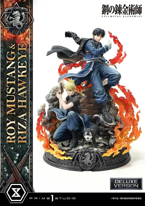 Hagane no Renkinjutsushi Fullmetal Alchemist - Black Hayate - Riza Hawkeye - Roy Mustang - Concept Masterline (CMFMA-02DX) - 1/6 - DX Version (Prime 1 Studio)