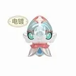 Genshin Impact - Bubbly Seahorse - Genshin Impact Fontemer Aberrant Fantasy Creature Mini Blind Bag - Pearlescent + Electroplated, A (HeyDolls, miHoYo, Suplay)
