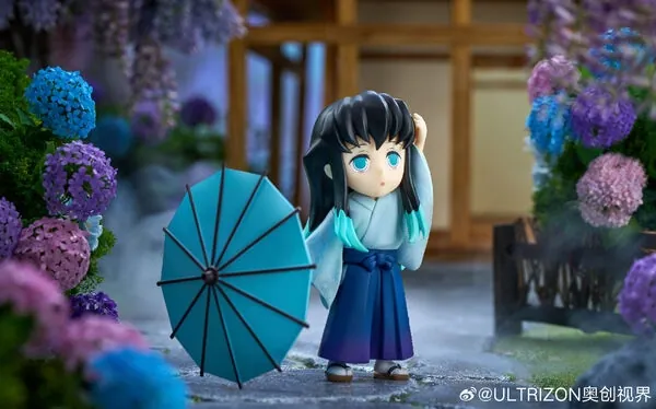 Kimetsu no Yaiba - Tokitou Muichirou - Demon Slayer: Kimetsu no Yaiba Official Mini-Chara Illustration Series Tsuyu (Rainy Season) Mini Figure (A) - Mini Figure (Ultrizon)