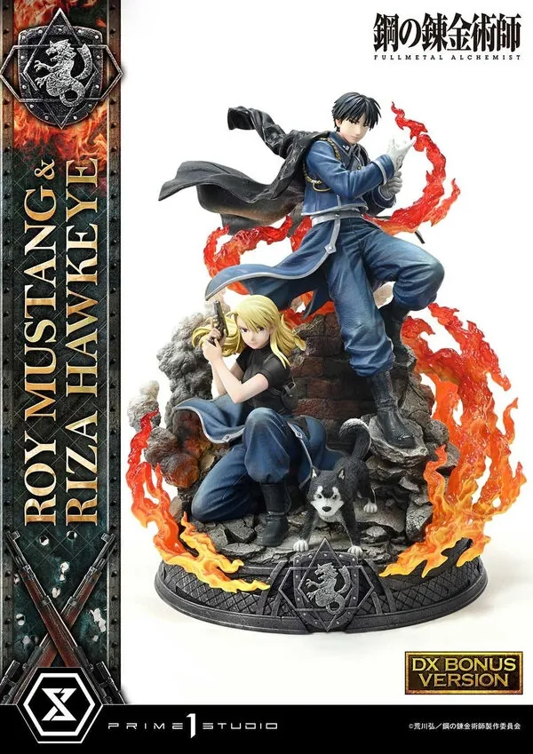 Hagane no Renkinjutsushi Fullmetal Alchemist - Black Hayate - Riza Hawkeye - Roy Mustang - Concept Masterline (CMFMA-02DXS) - 1/6 - DX Bonus Version (Prime 1 Studio)