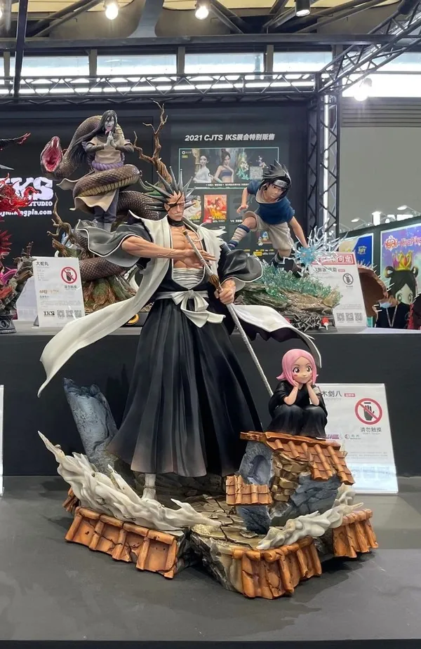 Bleach - Kusajishi Yachiru - Zaraki Kenpachi - 1/4 (Iron Kite Studio)