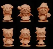Touhou Project - Patchouli Knowledge - Danmaku Eraser Vol. 1 Perfect Cherry Blossom Ver. - Eraser Figure (Mandarake)