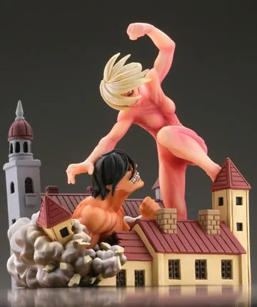 Shingeki no Kyojin - Eren Kyojin - Megata no Kyojin - Capsule Q Characters - Capsule Q Characters Shingeki no Kyojin 2 (Kaiyodo)