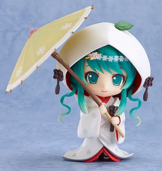 Vocaloid - Hatsune Miku - Nendoroid (#303) - Snow, Strawberry White Kimono Ver. (Good Smile Company)