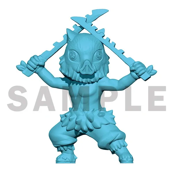 Kimetsu no Yaiba - Hashibira Inosuke - Eraser Figure - Kimetsu no Yaiba Kimekeshi Collection (Aniplex)