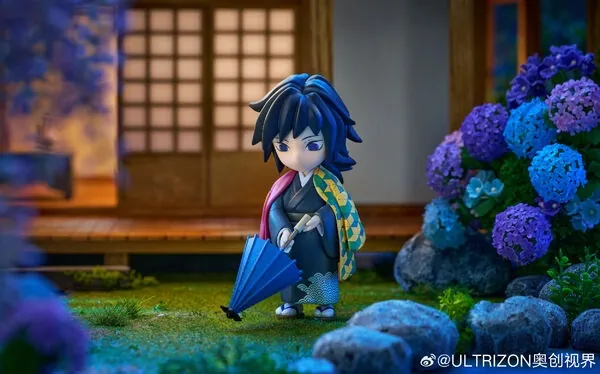 Kimetsu no Yaiba - Tomioka Giyu - Demon Slayer: Kimetsu no Yaiba Official Mini-Chara Illustration Series Tsuyu (Rainy Season) Mini Figure (B) - Mini Figure (Ultrizon)