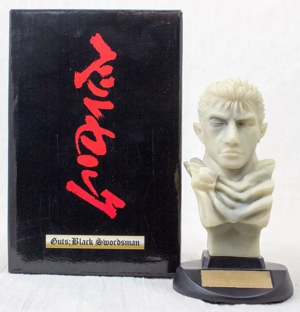Berserk - Guts - 500 - 1/5 - Guts Black Swordsman Bust "Young Animal " White (Art of War)