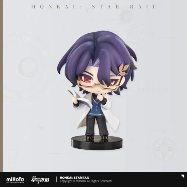 Honkai: Star Rail - Dr. Ratio - Honkai: Star Rail Nameless' Guest Medal Q Version Figure - Honkai: Star Rail Nameless' Guest Medal Series (Ribose)