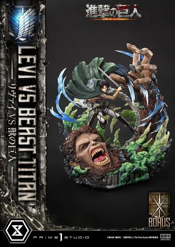 Shingeki no Kyojin - Kemono no Kyojin - Levi - Ultimate Premium Masterline (UPMAOT-02S) - 1/4 - Bonus Version (Prime 1 Studio)