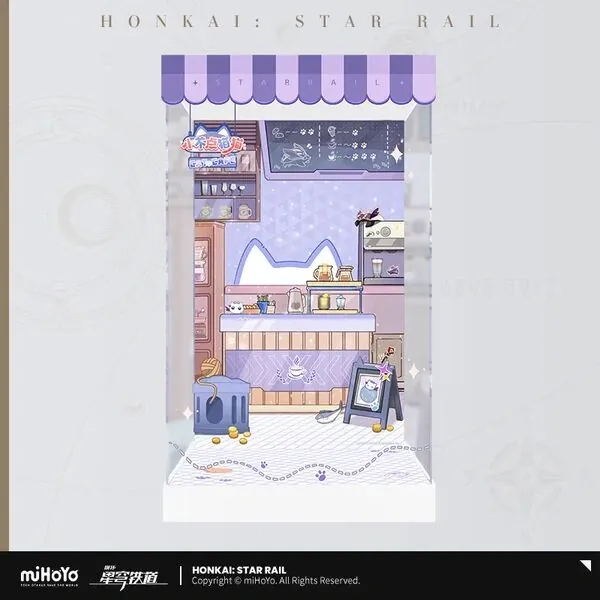 Honkai: Star Rail - Display Case - Honkai: Star Rail Little Cat Series - Little Series - Purple, Deluxe Edition (miHoYo)