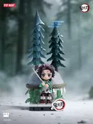 Kimetsu no Yaiba - Kamado Tanjirou - Block - Kimetsu no Yaiba Unwavering Resolve Arc Building Block Figures - Cleaving Stone (Pop Mart)