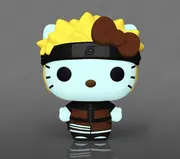 Naruto Shippuuden - Sanrio Characters - Hello Kitty - Uzumaki Naruto - Naruto x Sanrio Characters - POP! Animation (1019) - POP! Vinyl - Glows In the Dark (Funko Toys, Target)