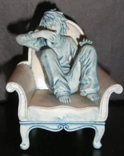 Death Note - L - Death Note Real Figure Collection - Monochrome Type ver. (Nihon TV Service)