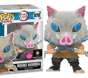Kimetsu no Yaiba - Hashibira Inosuke - POP! Animation (870) - POP! Vinyl - Flocked (Funko Toys)