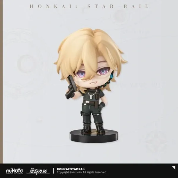 Honkai: Star Rail - Aventurine - Honkai: Star Rail Nameless' Guest Medal Q Version Figure - Honkai: Star Rail Nameless' Guest Medal Series (Ribose)