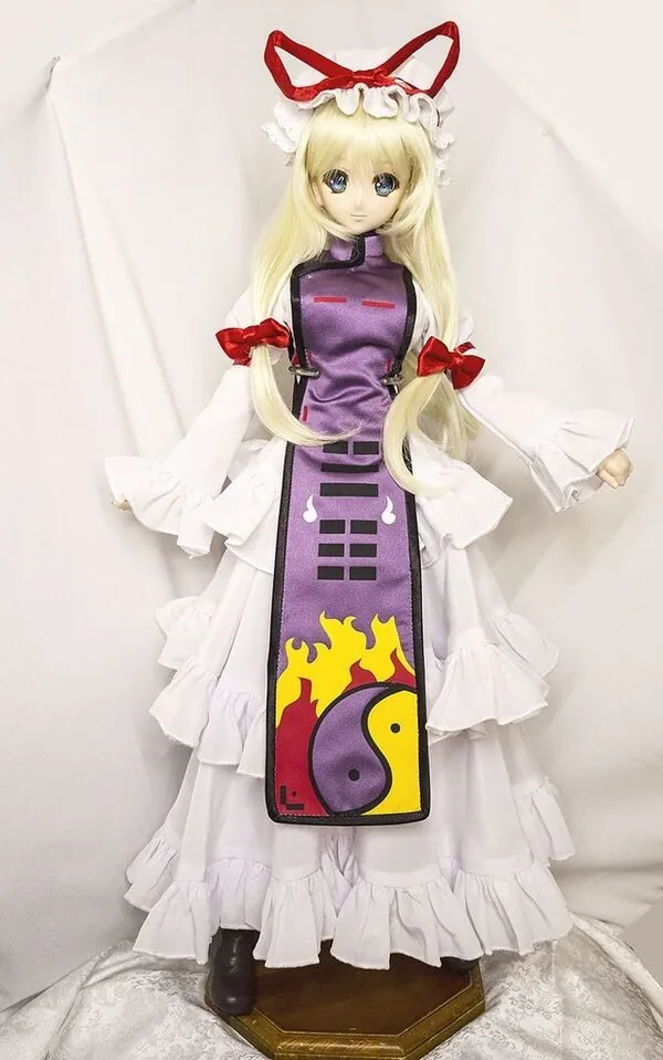 Touhou Project - Yakumo Yukari - Doll Clothes - Doujin Accessory - Murasaki Doushi-fuku (Ginger Tea)