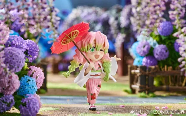 Kimetsu no Yaiba - Kanroji Mitsuri - Demon Slayer: Kimetsu no Yaiba Official Mini-Chara Illustration Series Tsuyu (Rainy Season) Mini Figure (A) - Mini Figure (Ultrizon)