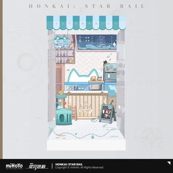 Honkai: Star Rail - Display Case - Honkai: Star Rail Little Cat Series - Little Series - Green, Deluxe Edition (miHoYo)