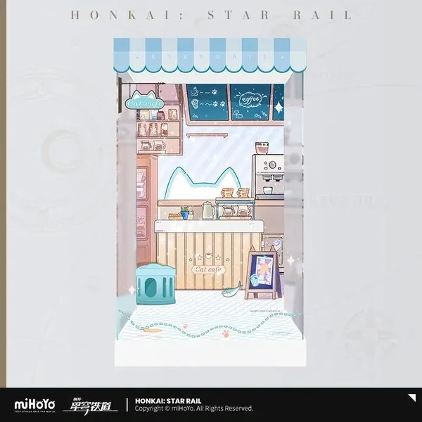 Honkai: Star Rail - Display Case - Honkai: Star Rail Little Cat Series - Little Series - Cool Color, Deluxe Edition (miHoYo)