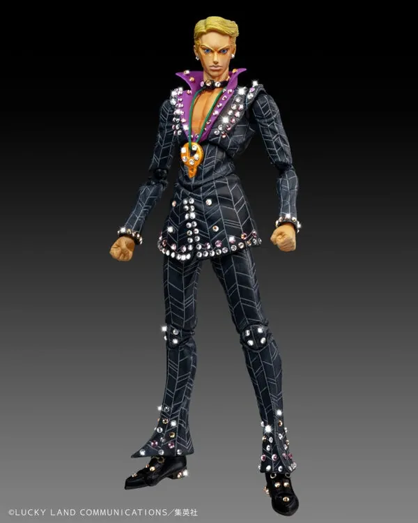 Jojo no Kimyou na Bouken - Ougon no Kaze - Prosciutto - Super Action Statue - Crystal Limited Edition (Medicos Entertainment)
