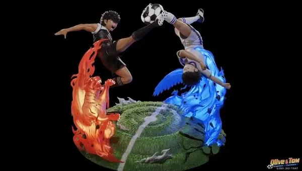 Captain Tsubasa - Hyuuga Kojirou - Oozora Tsubasa - 1/6 (Cartoon Kingdom)