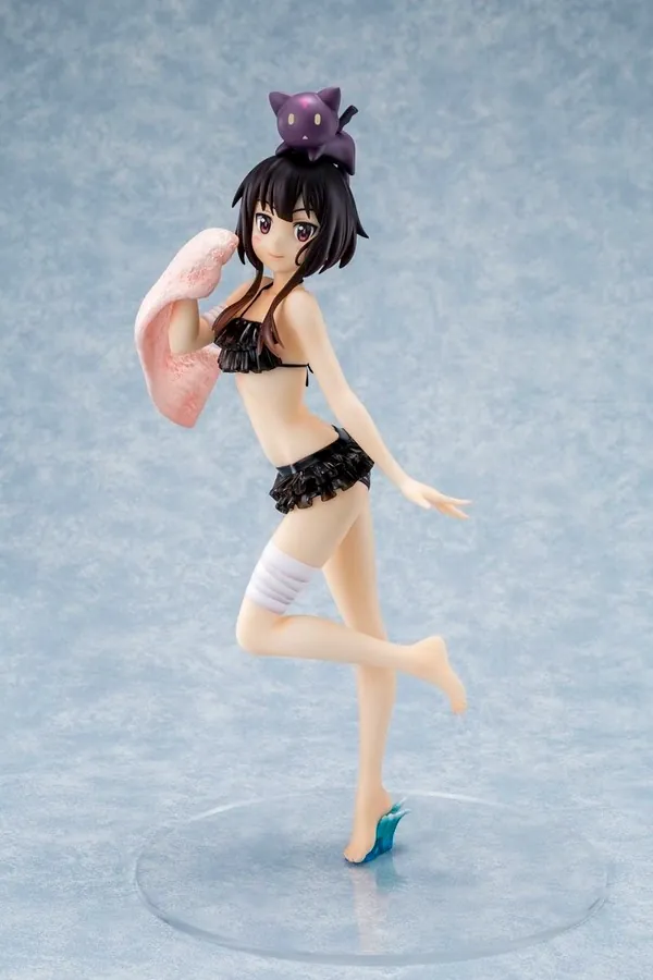 Kono Subarashii Sekai ni Shukufuku o! 2 - Chomusuke - Megumin - 1/7 - Swimsuit ver., Clear Black Color (Bell Fine)