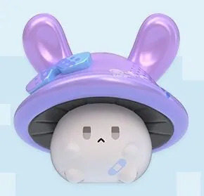 Honkai: Star Rail - Wolfshroom - Honkai: Star Rail Sparkly Rabbit and Fire Shroom Series - Honkai: Star Rail Sparkly Rabbit and Fire Shroom Series Mini Figure - A Type (HeyDolls, miHoYo)