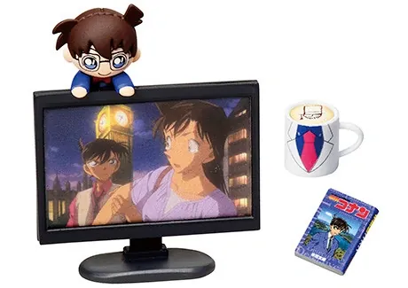 Meitantei Conan - Edogawa Conan - Kudou Shinichi - Kuroba Kaito - Mouri Ran - Meitantei Conan Daisuki! Conan Room (3) - Miniature - Okiniiri no Scene (Re-Ment)