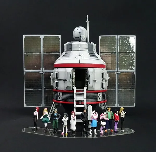 Steins;Gate 0 - Amane Suzuha - Amane Yuki - Faris Nyannyan - Hashida Itaru - Hiyajou Maho - Kiryuu Moeka - Makise Kurisu - Okabe Rintarou - Shiina Kagari - Shiina Mayuri - Urushibara Ruka - C204 Time Machine - 1/72 (KangPan)