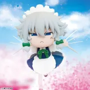 Touhou Project - Izayoi Sakuya - Konami Prize Collection - Yukkuri Fuu Deformed Figure (Konami Arcade Games)