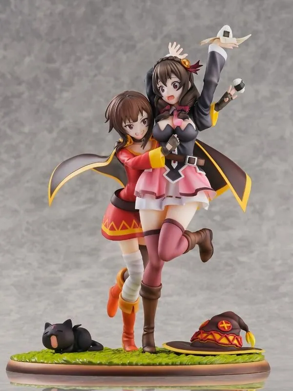 Kono Subarashii Sekai ni Bakuen o! - Chomusuke - Megumin - Yunyun - Shibuya Scramble Figure - 1/7 - Futari wa Tomodachi Ver. (CyberZ, eStream)