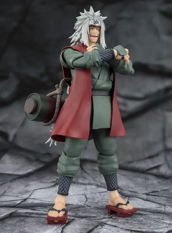 Naruto Shippuuden - Fukasaku - Jiraiya - Shima - S.H.Figuarts - Hidden Leaf Heroic Master Sage, Sage Mode Set (Bandai Spirits)