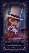 Meitantei Conan - Kuroba Kaito - Meitantei Conan Sitting Pose Collectible Figure Blind Box (Bushiroad Creative)