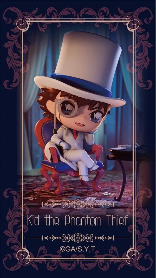 Meitantei Conan - Kuroba Kaito - Meitantei Conan Sitting Pose Collectible Figure Blind Box (Bushiroad Creative)