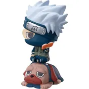 Naruto Shippuuden - Hatake Kakashi - Pakkun - NARUTO Shippuuden Petit Chara Land - Kuchiyose no Jutsu Dattebayo! - Petit Chara Land (MegaHouse)