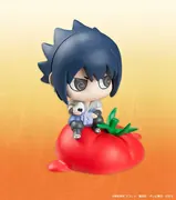 Naruto Shippuuden - Uchiha Sasuke - Naruto Petit Chara Land - Jump Festa 2014 ★ Swirl Lunch Version - Petit Chara Land (MegaHouse)