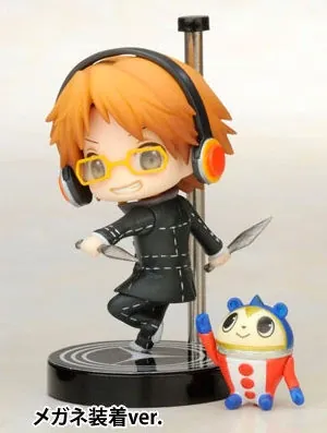 Persona 4 - Hanamura Yosuke - Kuma - One Coin Grande Figure Collection - Persona 4 One Coin Grande - Glasses ver. (Kotobukiya)