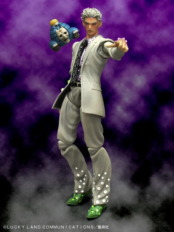 Diamond wa Kudakenai - Jojo no Kimyou na Bouken - Kawajiri Kousaku (Kira) - Kira Yoshikage - Sheer Heart Attack - Super Action Statue - Swarovski Limited Edition (Medicos Entertainment)