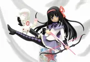 Mahou Shoujo Madoka☆Magica - Akemi Homura - Kyuubey (Kuni20xx)