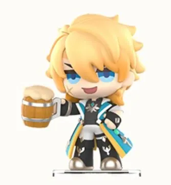 Genshin Impact - Varka - Genshin Impact Carnival Gathering Q-Version Series Figures Blind Box - Pop Mart x Genshin Impact (miHoYo, Pop Mart)