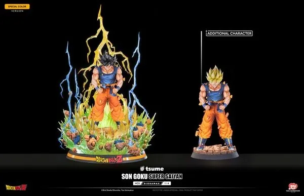 Dragon Ball Z - Son Goku SSJ - HQS Dioramax - 1/4 - Special Color (Tsume)